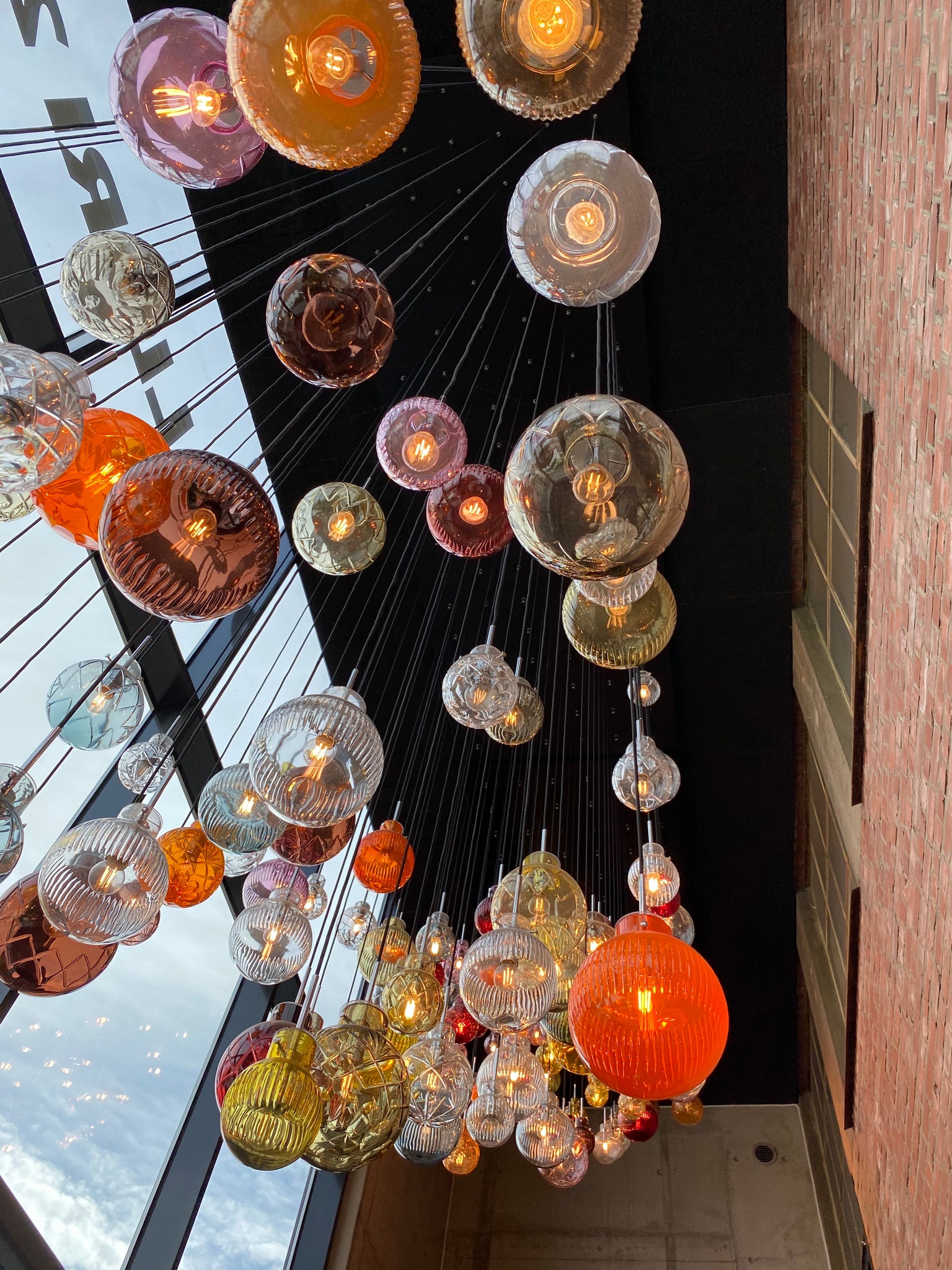 Crystal Ball Installation at Hadeland Glassworks village