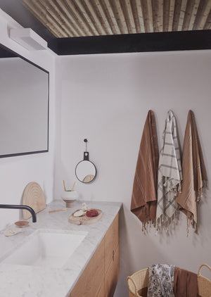 Dark Caramel Kyoto Guest Towel