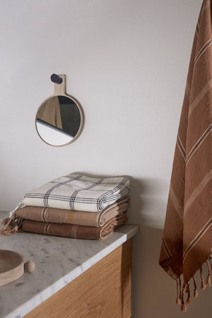Dark Caramel Kyoto Guest Towel
